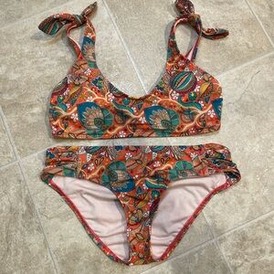 Antonio Melani Citronella Paisley Bikini Set Women’s Size 10 NWOT